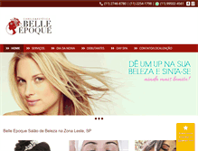 Tablet Screenshot of beleepoque.com.br